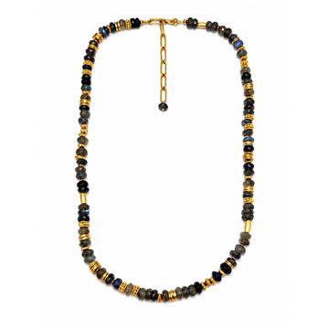 Shanti Labradorite Beaded Necklace