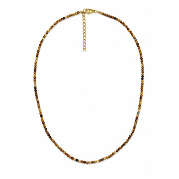 Dainty Jasper Beaded Necklace
