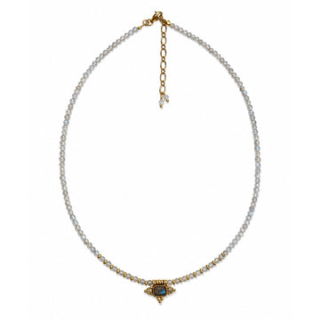 Aria Dainty Labradorite Necklace
