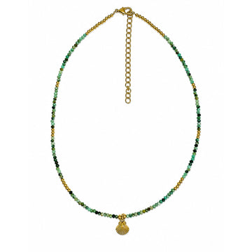 Petit Shell Dainty Turquoise Necklace