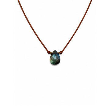 High Grade Labradorite Teardrop
