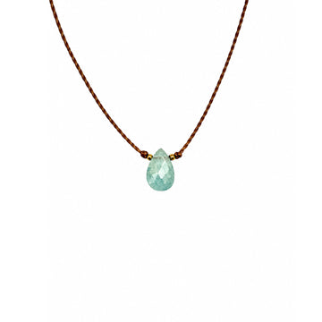 High Grade Aquamarine Teardrop