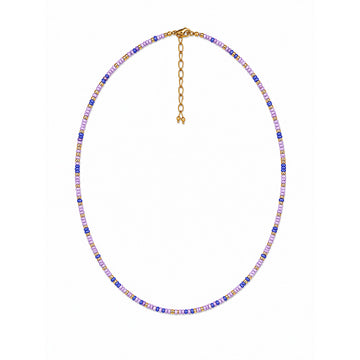 Lavender Beaded Necklace