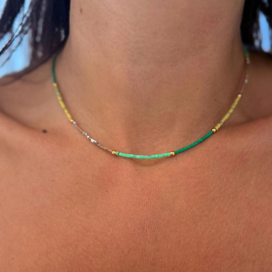 Multi Beaded Necklace