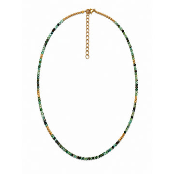 African Turquoise Beaded Necklace